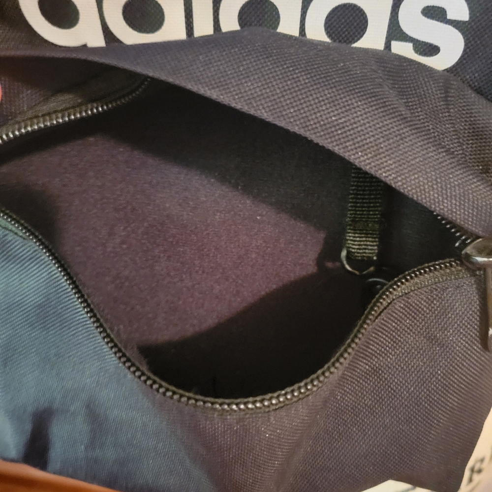 Adidas Trefoil Black and White Unisex Mini Backpack, EUC, 12H X 8W - Picture 12 of 13